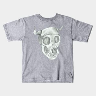 Minotaur Skull Kids T-Shirt